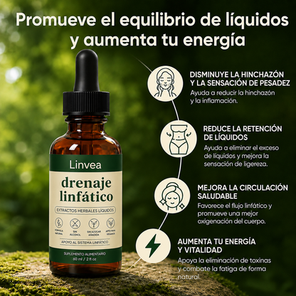 Linvea Natural | Gotas de Drenaje Linfático